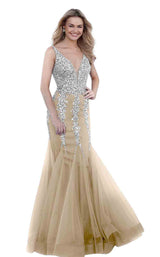 Jovani 63700 Nude/Silver