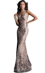 Jovani 63739BG Nude