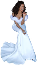Jovani 63884BG White