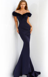 Jovani 63884BG Navy