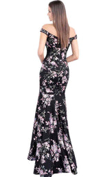 Jovani 63951 Black Multi