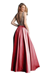 Jovani 64205 Burgundy