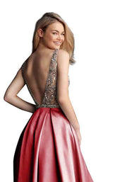 Jovani 64205 Burgundy