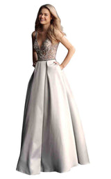 Jovani 64205 Silver