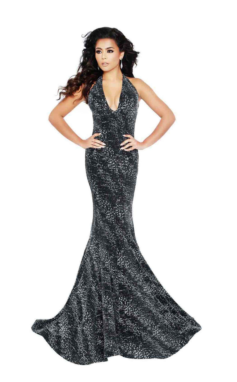 Jasz Couture 6428 Black/Silver