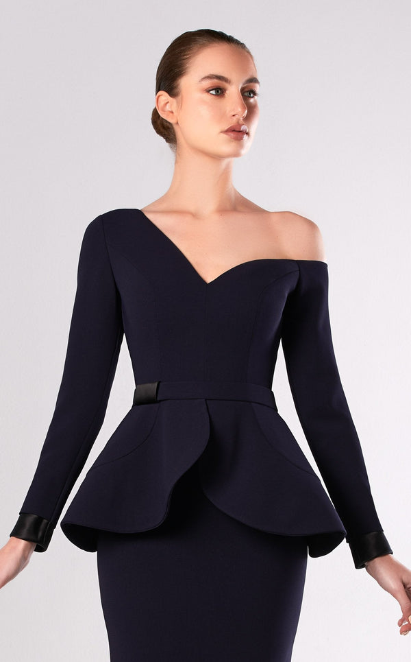 Edward Arsouni Couture FW644 Navy