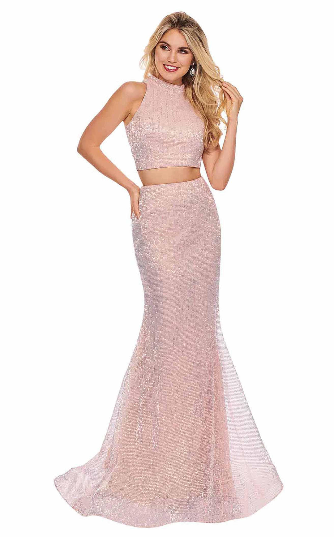 Rachel Allan 6450 Blush Iridescent