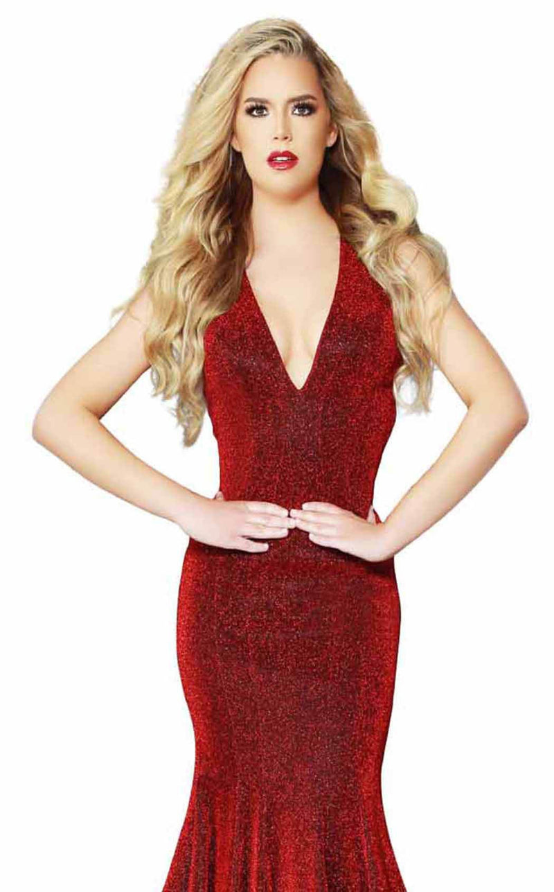 Jasz Couture 6453 Electric-Red