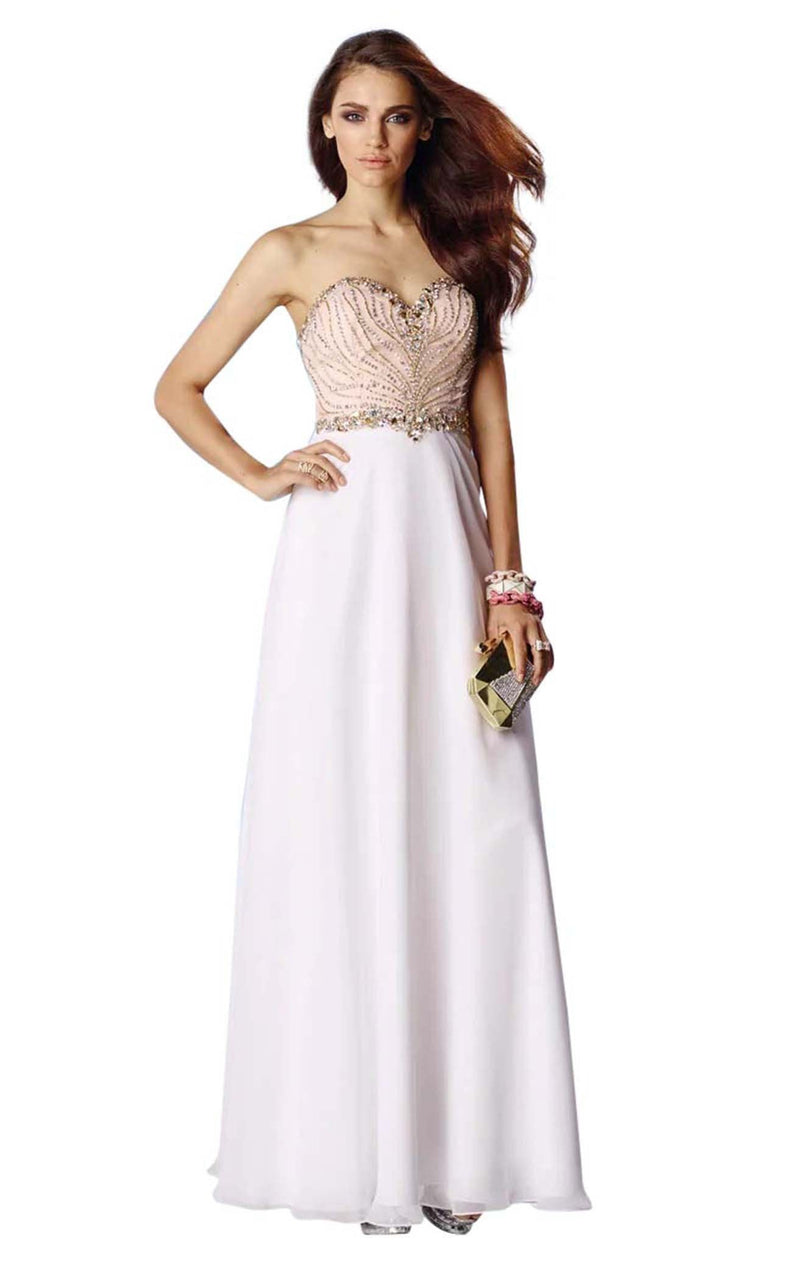Alyce 6454 White-Nude