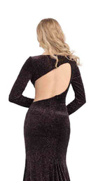 Jovani 64562 Black-Pink