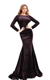 Jovani 64562 Black-Pink