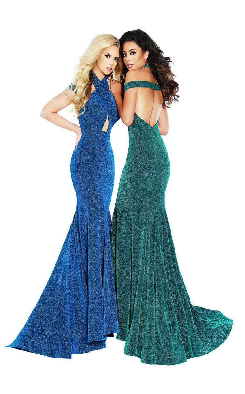 Jasz Couture 6456 Electric-Teal