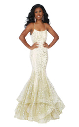 Jasz Couture 6457CL Ivory/Gold