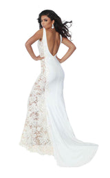 Jasz Couture 6475 Ivory-Gunmetal