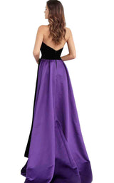 Jovani 64830 Black/Purple