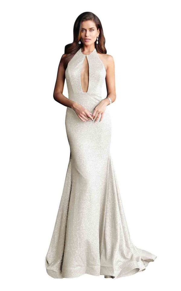 Jovani 64851BG Ivory