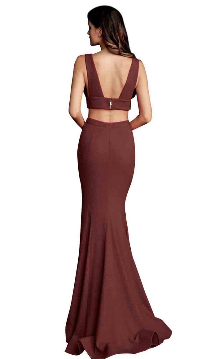 Jovani 64857 Burgundy