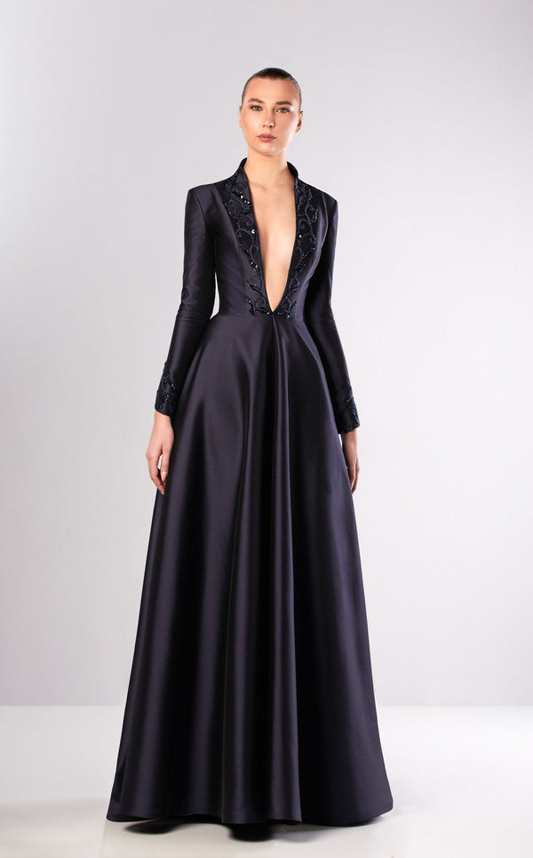 Edward Arsouni Couture FW648 Navy