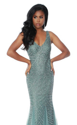Jasz Couture 6493 Sage-Mercury