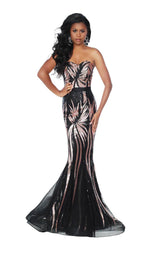 Jasz Couture 6499 Black-Rose