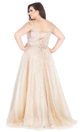 Mac Duggal Fabulouss 65037F Nude/Silver