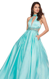 Rachel Allan 6528 Mint-Blue