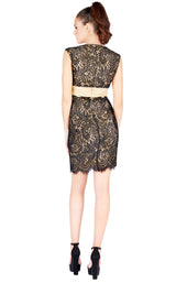 Mac Duggal 65295N Black-Nude