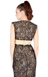 Mac Duggal 65295N Black-Nude