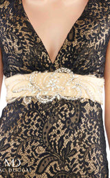 Mac Duggal 65295N Black-Nude