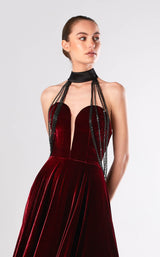Edward Arsouni Couture FW653 Bordeaux