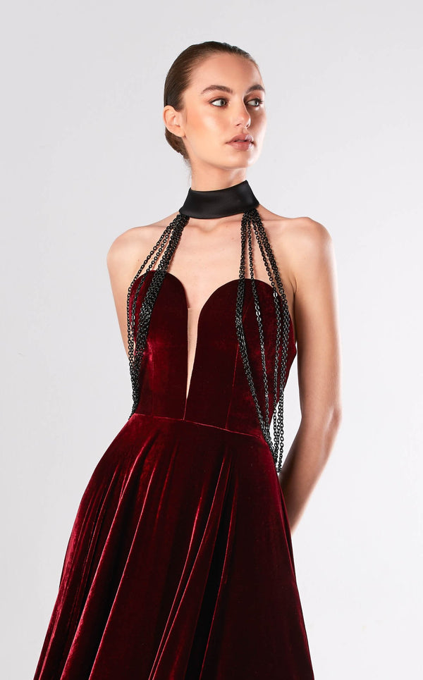 Edward Arsouni Couture FW653 Bordeaux