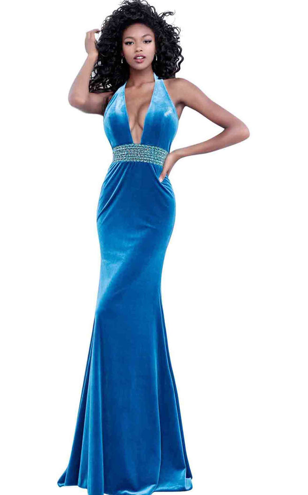 Jovani 65307 Teal