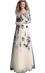 Jovani 65359BG Nude Multi