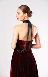 Edward Arsouni Couture FW653 Bordeaux