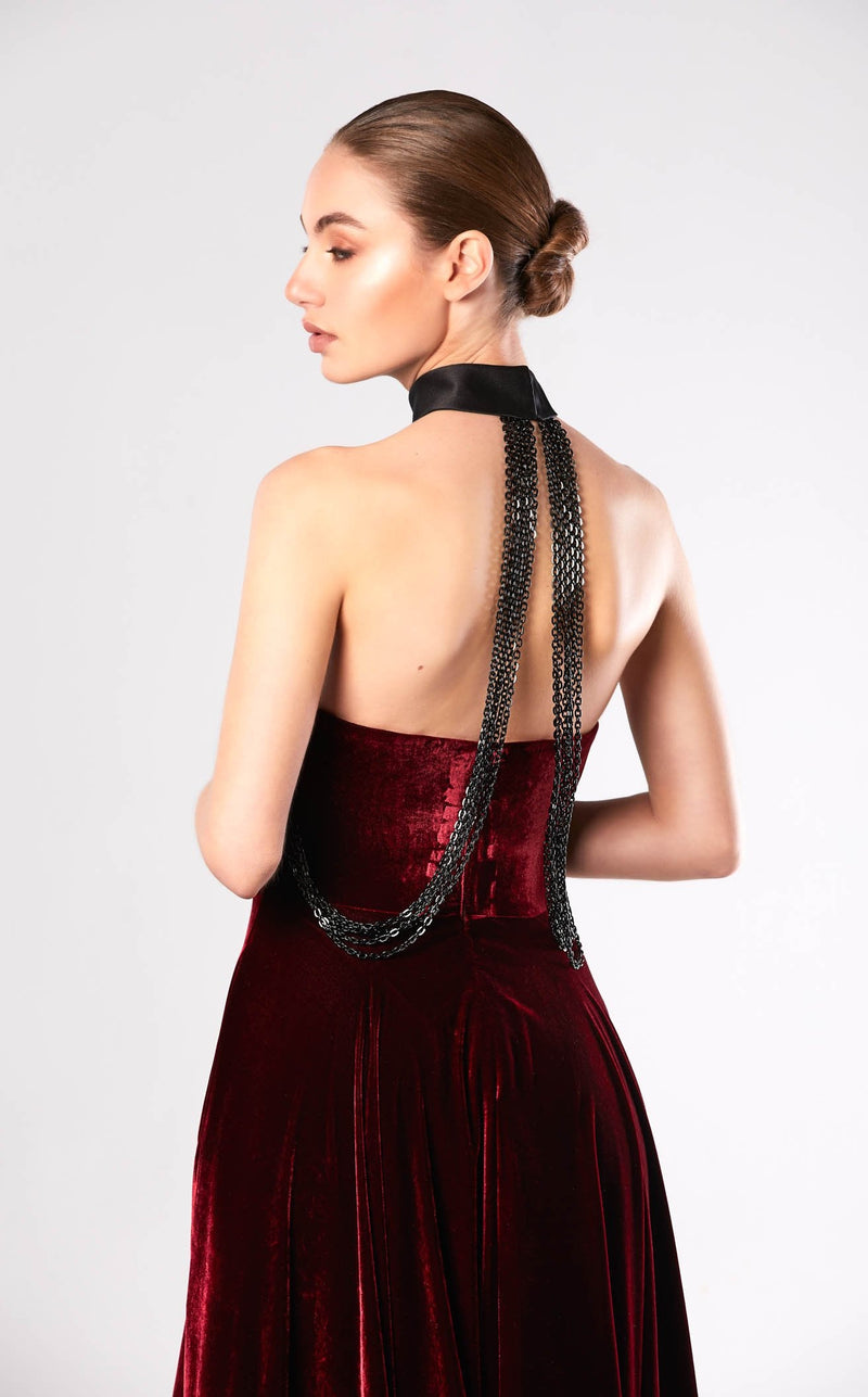 Edward Arsouni Couture FW653 Bordeaux