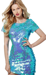 Jovani 65575 Aqua