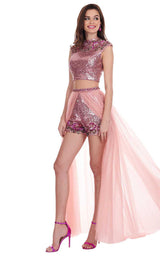 Rachel Allan 6569 Pink-Mauve