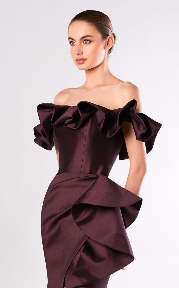 Edward Arsouni Couture FW659 Aubergine