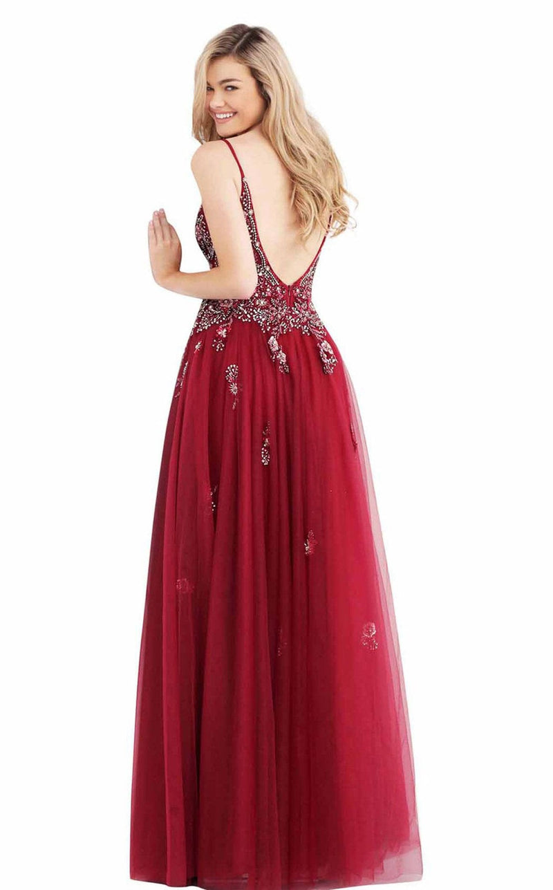 Jovani 66121bg Burgundy