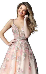 Jovani 66133 Champagne-Multi