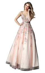 Jovani 66133 Champagne-Multi