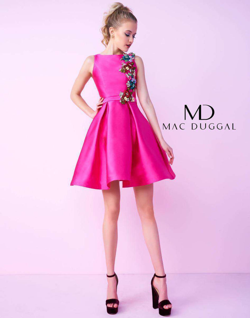 Mac Duggal 66228N Fuchsia