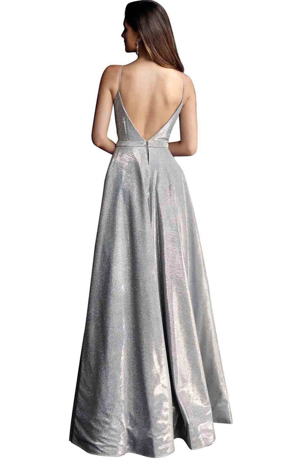 Jovani 66284BG Silver