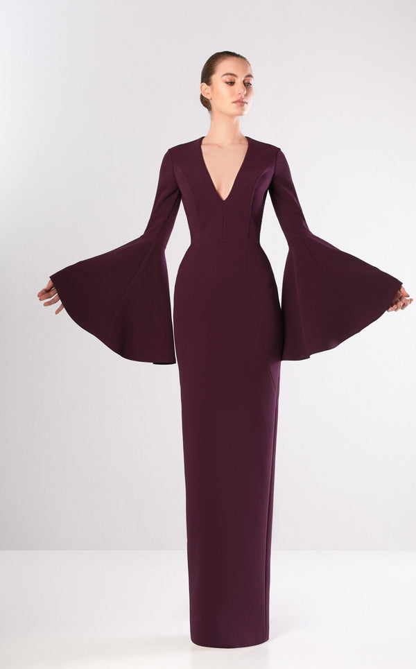 Edward Arsouni Couture FW662 Aubergine