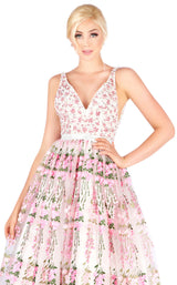 Mac Duggal 66319H Pink-Floral