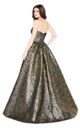 Mac Duggal 66437D Antique Gold