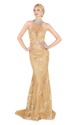 Mac Duggal 66461D Gold