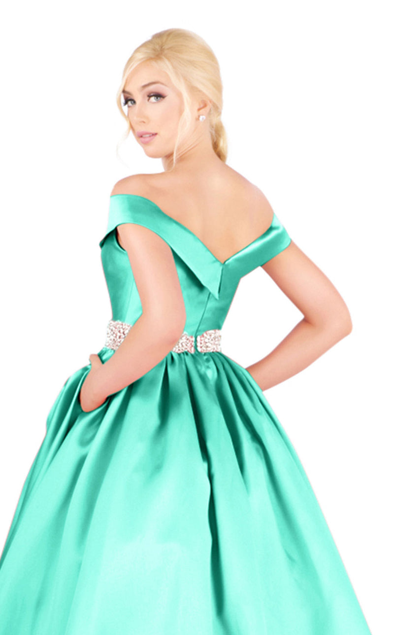 Mac Duggal 66717H Winter-Green