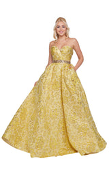 Mac Duggal 66719H Pineapple