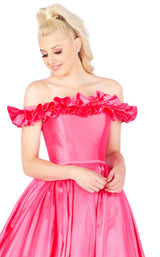Mac Duggal 66723L Passion-Pink